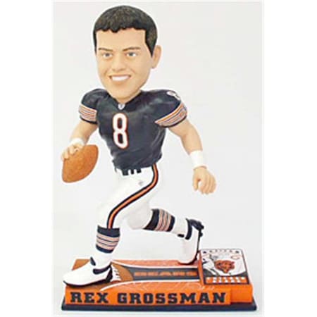 Chicago Bears Rex Grossman Forever Collectibles On Field Bobblehead
